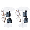 2 Styles Rotatable Acrylic Eyeglasses Frame Riser Display Stands DIY-FH0007-49-1