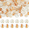 100Pcs Crackle Transparent Glass Beads Strands GLAA-TA0004-11A-1