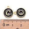 Golden Plated Alloy Charms LS-ENAM-S118-02C-3