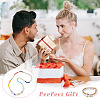 200Pcs Valentine's Day Opaque Acrylic Beads MACR-CW0001-13-9
