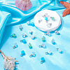 25Pcs Glass Pendants PALLOY-TAC0311-5