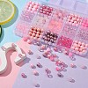 375Pcs 15 Styles Acrylic Beads MACR-YW0002-59D-5