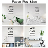 PVC Quotes Wall Sticker DIY-WH0200-085-3