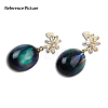 Resin Imitation Amber Beads RESI-N034-13-D01-3