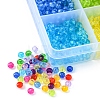 2016Pcs 12 Colors Transparent Acrylic Beads TACR-YW0001-61-2