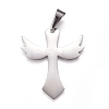 Tarnish Resistant 304 Stainless Steel Pendants X-STAS-I135-02P-1