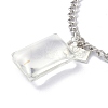 Dandelion Seed Wish Necklace for Teen Girl Women Gift NJEW-Z014-06P-3