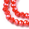 Electroplate Glass Beads Strands X-EGLA-A034-P10mm-A10-2
