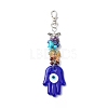 Handmade Lampwork Evil Eye Pendant Decoration HJEW-JM00773-2