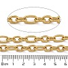 Ion Plating(IP) 304 Stainless Steel Oval Link Chains CHS-G038-05G-2