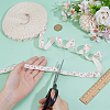 50M Flower Pattern Cotton Ribbon OCOR-BC0008-98-3