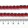 Opaque Glass Beads Strands GLAA-G112-03M-4
