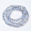Electroplate Glass Beads Strands EGLA-A034-J2mm-F03-2