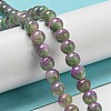 Dyed Natural Jade Beads Strands G-F764-01F-2