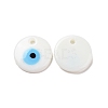 Handmade Lampwork Evil Eye Pendants LAMP-E106-02A-01-1
