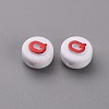 Opaque White Acrylic Beads MACR-N008-45A-2