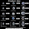 15 Styles Electroplate Glass Beads EGLA-PA0001-38-2
