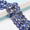 Natural Blue Aventurine Beads Strands G-NH0005-015-2
