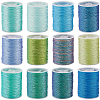12 Rolls 12 Colors Metallic Sewing Thread OCOR-CY0002-02D-6