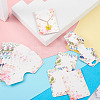 500Pcs 5 Style  Paper Necklace Display Cards DIY-YS0001-27-5