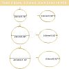 90Pcs 9 Style 304 Stainless Steel & 316L Surgical Stainless Steel Earring Findings STAS-UN0032-03-5