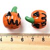 Halloween Theme Handmade Lampwork Beads Strands LAMP-A004-04-4