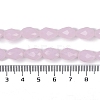 Electroplate Imitation Jade Glass Beads Strands LS-EGLA-N013-J8mm-D01-4