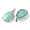 Natural Amazonite Pendants G-U002-01P-B-2