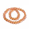 Transparent Electroplate Glass Beads Strands LS-GLAA-C025-01J-3