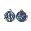 Ion Plating(IP) 304 Stainless Steel Pendant Cabochon Settings STAS-G278-01MC-1