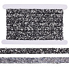 1 Roll Resin Rhinestone with Plastic Imitation Pearl Beaded Trim DIY-BC0015-57C-1