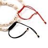 Adjustable Nylon Thread Braided Beads Bracelets Sets BJEW-JB05382-3