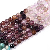 Natural & Synthetic Mixed Gemstone Beads Strands G-D080-A01-02-21-4