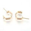 Brass Ear Stud Findings LS-X-KK-S345-022G-2