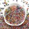 6/0 Spray Paint Fringe Glass Seed Beads SEED-H003-11H-3