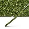 Baking Paint Glass Seed Beads SEED-S001-K9-4
