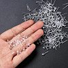 1000Pcs 2 Style Eco-Friendly Plastic Stud Earring Findings KY-YW0001-11-5