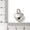 304 Stainless Steel Rhinestone Pendants STAS-R139-01P-03-3