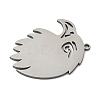 201 Stainless Steel Pendants STAS-G366-03P-01-2
