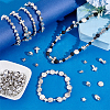 8 Sets 8 Styles CCB Plastic Beads Sets CCB-PH0001-30-2