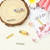 8Pcs Alloy Rhinestone Watch Band Rings FIND-CJ0005-40-6