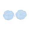 Frosted Transparent Acrylic Beads OACR-P029-19B-01-3