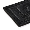 Computerized Embroidery Imitation Leather Self Adhesive Patches DIY-G031-01C-3