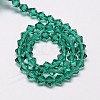Imitate Austrian Crystal Bicone Glass Beads Strands X1-GLAA-F029-4x4mm-10-2