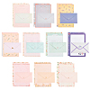 BENECREAT 10 Sets 10 Styles Paper Envelopes & Letter Papers Set DIY-BC0002-81-2