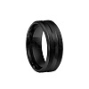 Grooved 201 Stainless Steel Finger Rings for Men WG2ADDA-07-2