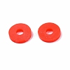 Handmade Polymer Clay Beads Strands CLAY-R089-6mm-T02B-40-4