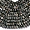 Natural Green Wood Lace Stone Wooden Jasper Beads Strands G-Z111-A15-02-4