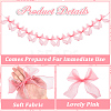 1Pc Polyester Bowknot Hanging Banners FEPA-CP0001-03-6