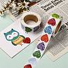 Heart Shaped Stickers Roll X-DIY-K027-A16-5